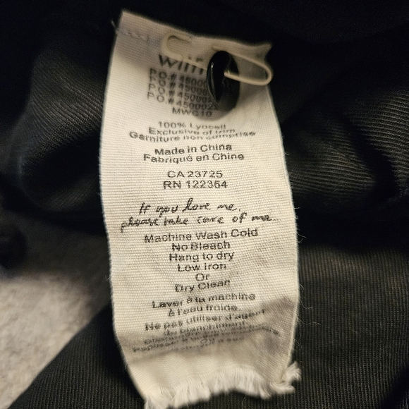 Wilfred Aritzia Black Trouser Ankle Pleated Pants Size 8 - Picture 5 of 9